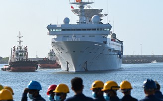 Tàu quân sự Trung Quốc cập cảng Sri Lanka sau nhiều căng thẳng