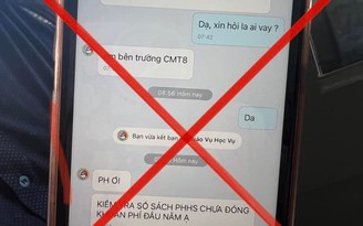 Công an TP.HCM cảnh báo phụ huynh học sinh về tin nhắn lừa đảo đóng tiền