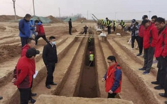 Trung Quốc phát hiện hàng ngàn mộ cổ khi xây sân bay ở Tây An