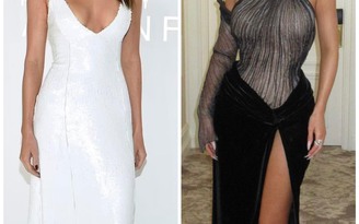 Chị em nhà Kardashian đụng độ kiểu đầm bó sát: netizen chê phản cảm, quá đà