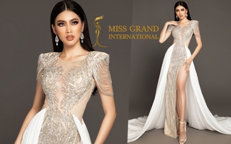 Đầm dạ hội lộng lẫy của Á hậu Ngọc Thảo tại bán kết Miss Grand International
