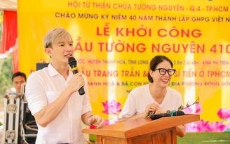 Dược sĩ Tiến, Trang Trần xây cầu hơn 3 tỉ đồng cho người dân Long An