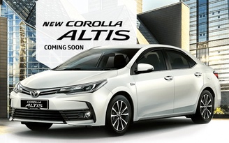 Toyota Corolla Altis 2017 sắp trình làng thị trường Đông Nam Á