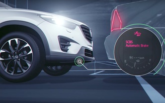 Mazda trang bị phanh tự động tiêu chuẩn cho các dòng xe