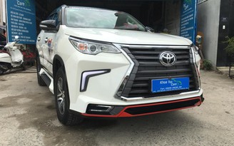 Gói độ kiểu Lexus LX570 cho Toyota Fortuner tại Việt Nam