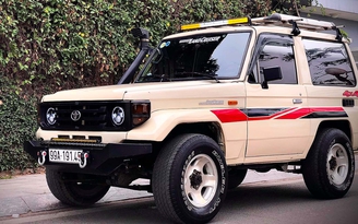 Xe hiếm Toyota Land Cruiser BJ70 rao giá 350 triệu tại Việt Nam