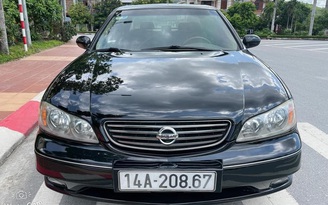 Sedan hiếm gặp Nissan Cefiro 2004 giá hơn 300 triệu đồng tại Việt Nam