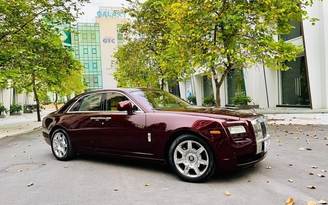 Rolls-Royce Ghost 10 năm tuổi tại Việt Nam rao giá hơn 8 tỉ đồng