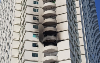 Cháy tại tổ hợp khách sạn - căn hộ Mường Thanh Khánh Hòa