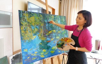 Họa sĩ Trần Thảo Hiền và tình yêu Việt - Nga dạt dào cảm xúc qua triển lãm mới