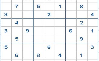 Mời các bạn thử sức với ô số Sudoku 3146 mức độ Khó