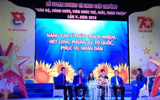 Tuyên dương 21 cán bộ, công chức trẻ giỏi