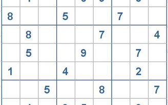 Mời các bạn thử sức với ô số Sudoku 3170 mức độ Khó