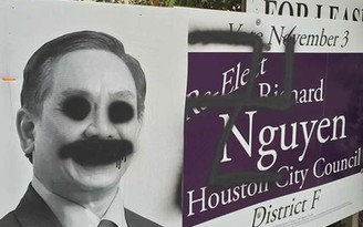 Hàng loạt áp phích tranh cử của ứng viên gốc Việt ở Houston bị phá