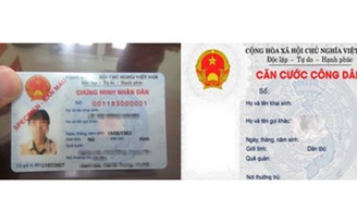 Cấp thẻ căn cước tại 16 địa phương từ ngày 1.1.2016