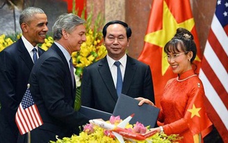 Những dấu ấn Vietjet trong chuyến thăm Việt Nam của Tổng thống Mỹ Barack Obama