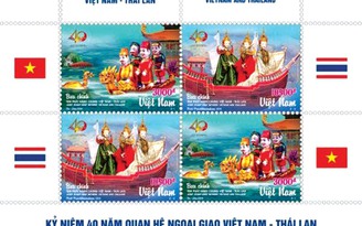Nghệ thuật múa rối trên bộ tem VN - Thái Lan