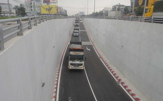 Hầm chui ngã ba Vũng Tàu chính thức thông xe