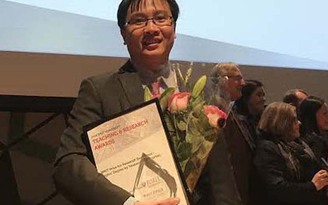 Tiến sĩ trẻ Việt Nam được vinh danh ở Úc