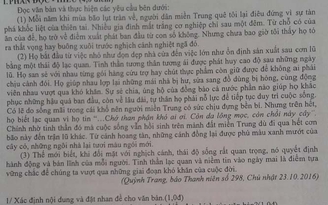 Nhiều ngữ liệu đọc hiểu lấy từ Báo Thanh Niên