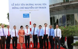TP.HCM đặt tên đường Nguyễn Cơ Thạch