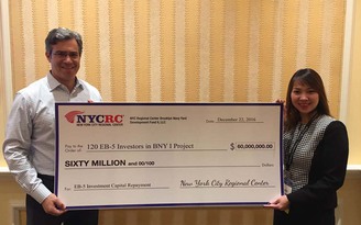 NYCRC hoàn trả 60 triệu USD khoản vay EB-5 trong Dự án Brooklyn Navy Yard