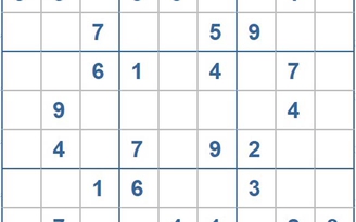 Mời các bạn thử sức với ô số Sudoku 3825 mức độ Khó