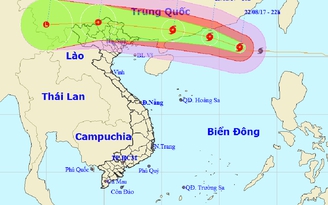 Bão số 6 gây gió mạnh trên biển, mưa lớn ở đất liền Bắc bộ