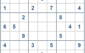 Mời các bạn thử sức với ô số Sudoku 3866 mức độ Khó