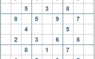 Mời các bạn thử sức với ô số Sudoku 3874 mức độ Khó