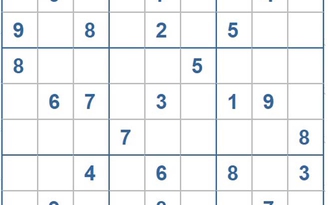 Mời các bạn thử sức với ô số Sudoku 3890 mức độ Khó