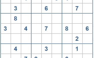 Mời các bạn thử sức với ô số Sudoku 3894 mức độ Khó