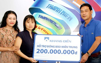 KDH hỗ trợ người dân vùng bão 200 triệu đồng