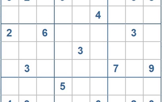 Mời các bạn thử sức với ô số Sudoku 3926 mức độ khó