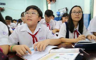 Học sinh lớp 9 kiểm tra theo đề tuyển sinh lớp 10