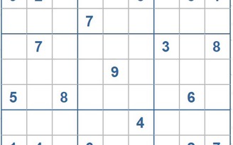 Mời các bạn thử sức với ô số Sudoku 3990 mức độ Khó