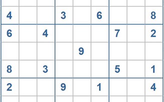 Mời các bạn thử sức với ô số Sudoku 4073 mức độ Khó