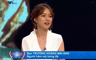 Fan thở phào vì hotgirl thôi 'bình loạn' bóng đá