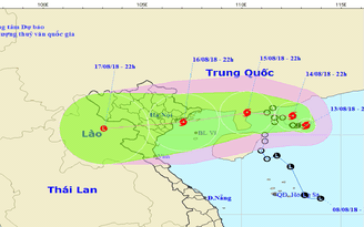 Bão số 4 giật cấp 11 sắp đi vào vùng biển Quảng Ninh - Nam Định