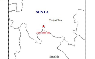 Động đất 2,6 độ Richter tại Sơn La