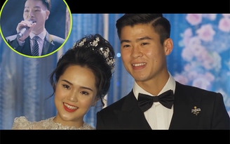 Đức Phúc hát ca khúc mới 'Hơn cả yêu' trong đám cưới Duy Mạnh - Quỳnh Anh