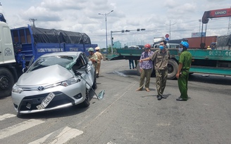 TP.HCM: Tai nạn liên hoàn, 5 người bị thương, 7 xe hư hỏng