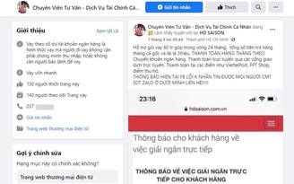 Nóng lòng vay qua Facebook, bị lừa sạch tiền trong tài khoản