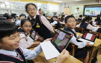 Lớp học không giấy ở Hàn Quốc