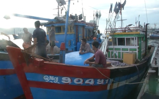 Hai tàu cá Quảng Ngãi trình báo bị tàu lạ tấn công, cướp tài sản
