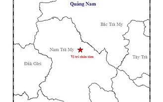 Liên tiếp xảy ra động đất tại huyện miền núi Nam Trà My gây rung chấn mạnh