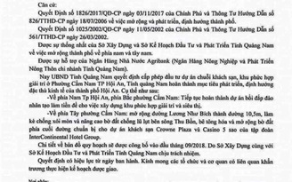 Giả mạo chữ ký Chủ tịch Quảng Nam để 'thổi' giá đất