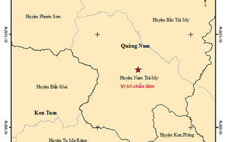 Đầu năm, huyện vùng cao Quảng Nam xảy ra động đất 2,9 độ Richter