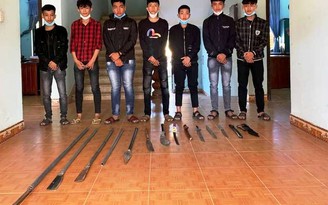 Quảng Nam: Bắt nhóm thanh niên dùng dao phóng lợn gây rối, chém người