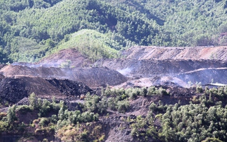 Quảng Nam yêu cầu công an điều tra nguyên nhân cháy bãi thải mỏ than Nông Sơn